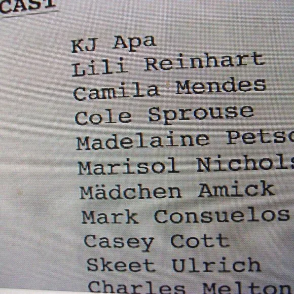 RIVERDALE USED PROP WARDROBE VERONICA CAMILA MENDES YELLOW BLOUSE